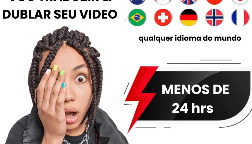 TRADUÇÃO de Vídeo ( até 10 min )
