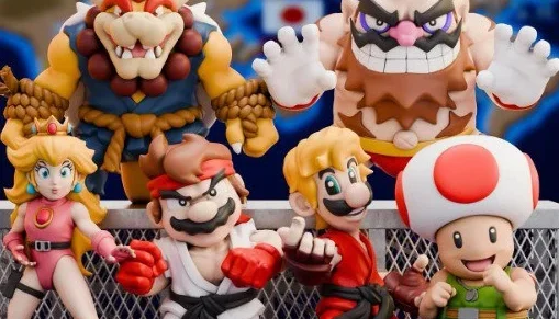 Street Fighter Mario 3d stl