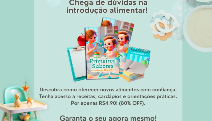 Ebook Primeiros Sabores (Introdução Alimentar Para Bebes)