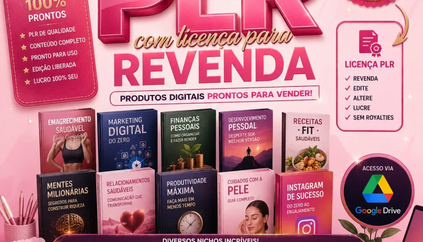 Pack Ebook Plr Licença Para Revenda
