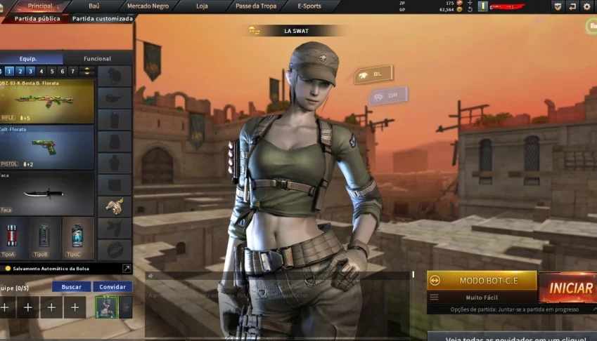 Conta Crossfire Com La Swat Com Variantes De Vip
