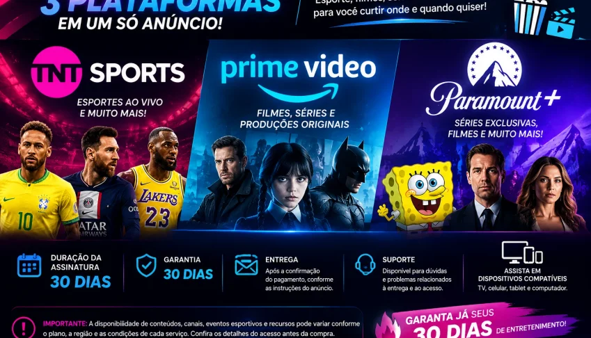 Tnt Sports + Prime Video + Paramount+