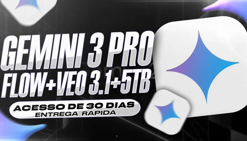 Gemini 3.1 Pro + 5TB + Veo 3.1 + Flow + Omni Flash - 30 Dias