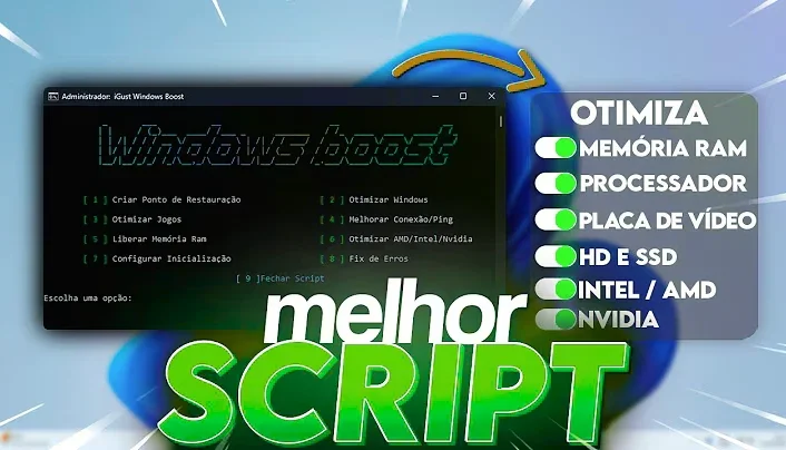 Pack Otimizar PC e Notebook - Mais FPS e Menos Lag