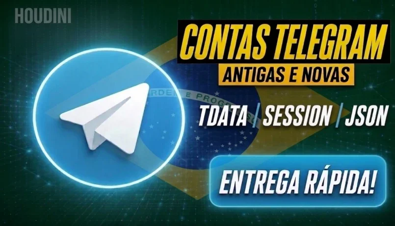 Contas Telegram Tdata Numeros Brasileiro - Entrega Rapida