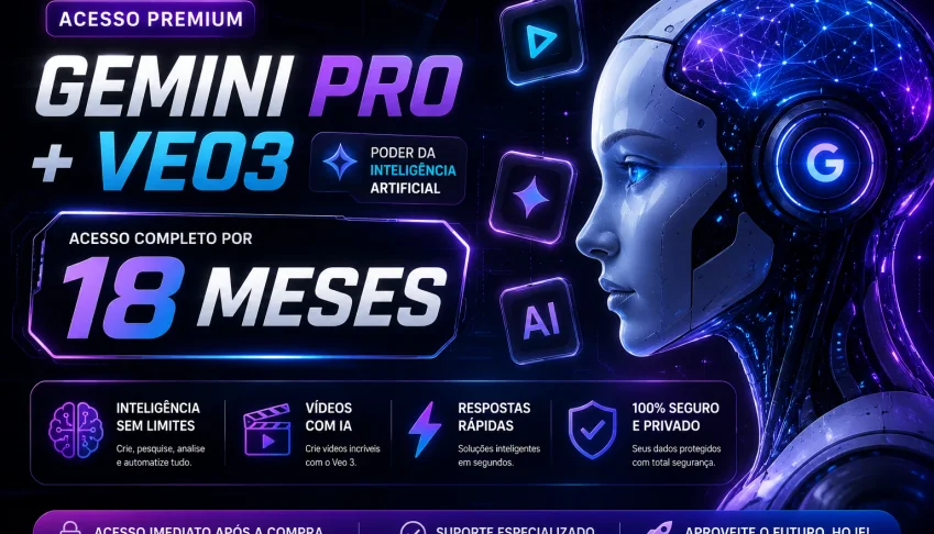 Gemini Pro 18 Meses -Privado NO SEU EMAIL 30 DIAS DE SUPORTE
