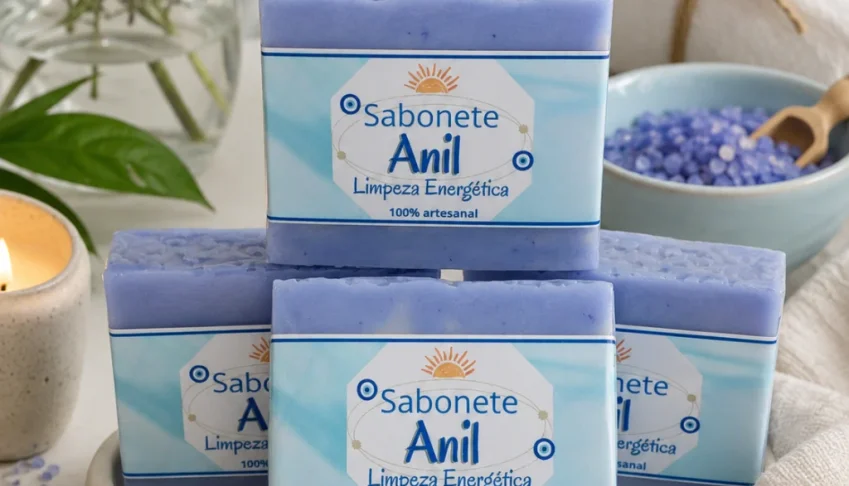 Sabonete Artesanal de Anil