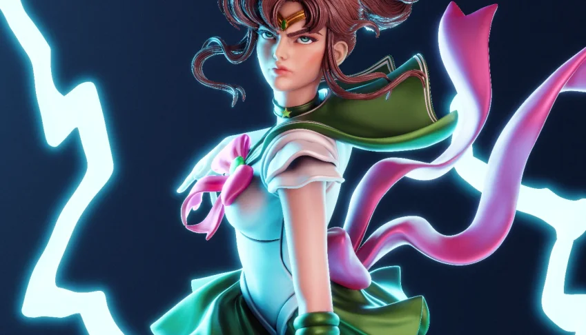 CA 3D Studios - Sailor Moon Makoto Kino stl