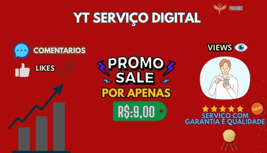 Pacote Serviço Para Sua Rede Social Yt-O Melhor Preço