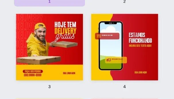 Pack Canva Delivery 25 Templates