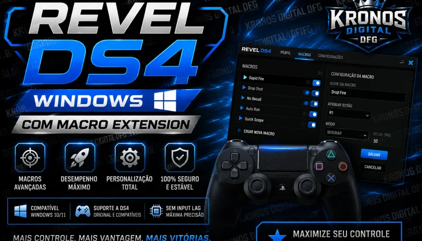 Revel DS4 WINDOWS Com Macro Extension