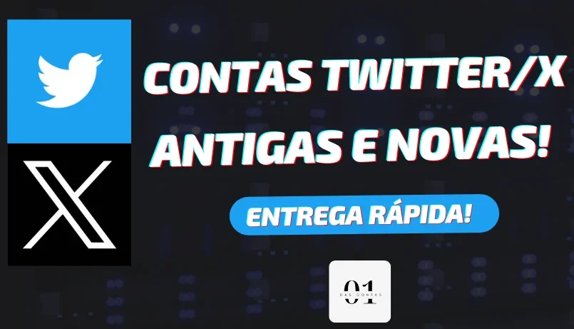 CONTAS TWITTER/X NOVAS [ALTA QUALIDADE] + EMAIL +2FA