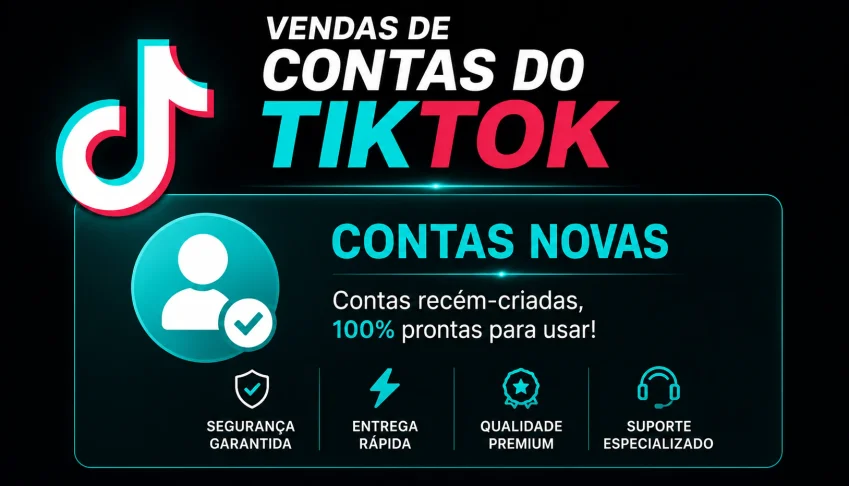Contas tiktok novas ip BR