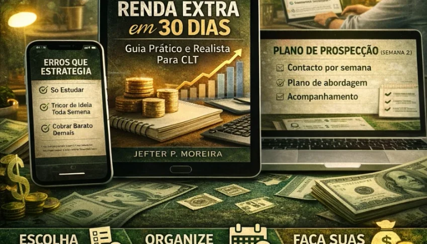 Renda Extra em 30 Dias – Comece do Zero Mesmo Trabalhando