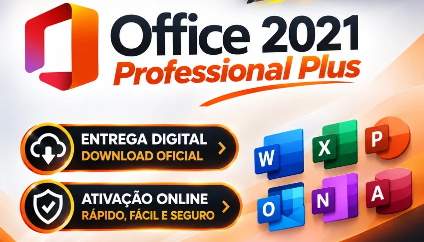Office 2021 Professional Plus Vitalício - NF