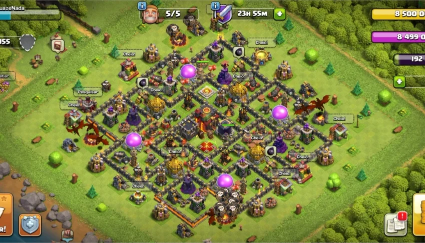 CLASH OF CLANS CV 10 BEM EVOLUIDA