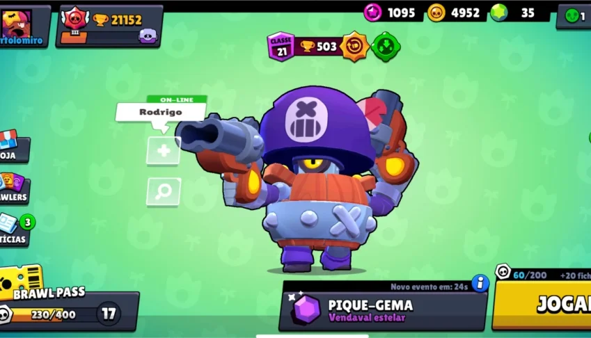 Conta Brawl Stars full 21k+ 5k de gold 47/48 brawlers