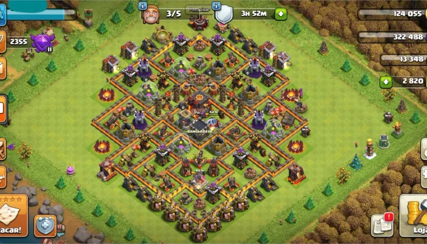 Clash of Clans cv 10 semifull +2600 gemas