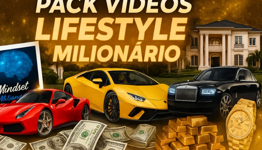 Pack Criativo - Lifestyle Milionário 4K +400 Vídeos