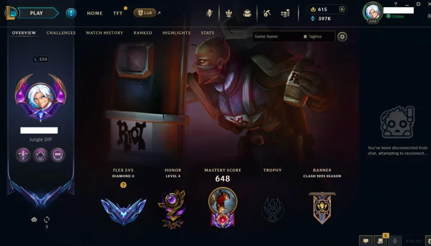 Conta Com 1517 Skins (Quase Todas) Ex Mestre