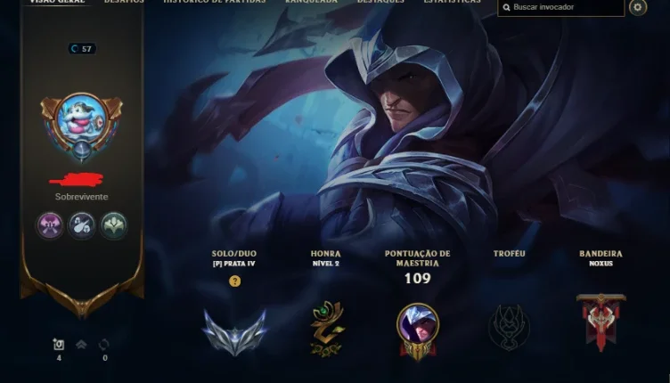Smurf Nível 57 Mmr Gold/Plat - 2 Skins - 38 Champs - 17935Ea