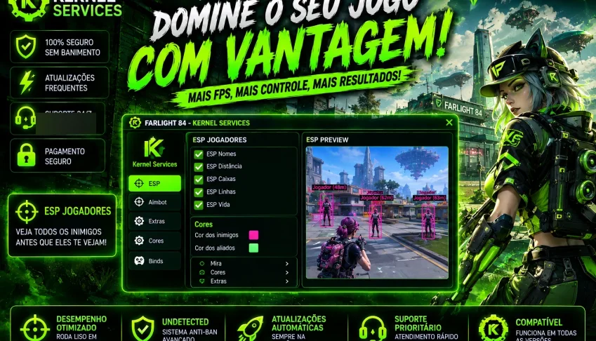 Hack Farlight 84 Safe Atualizado |Outubro De 2026|