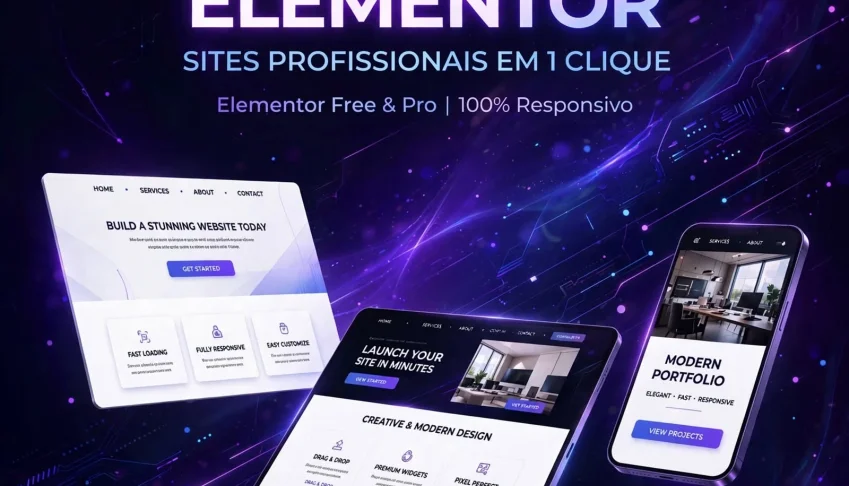 Pack Com + 4000 Kit Templates Elementor