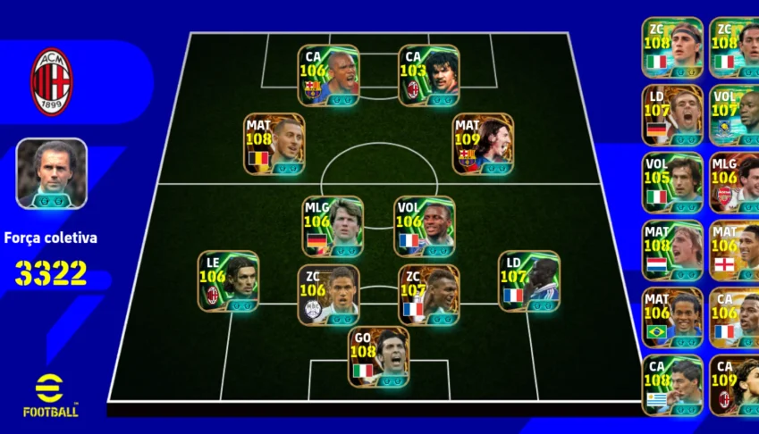 Conta efootball mobile