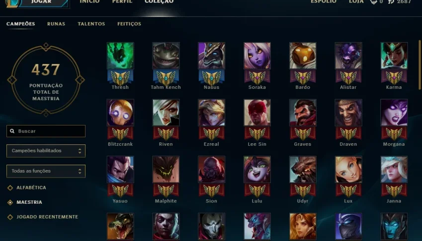 Conta League of Legends