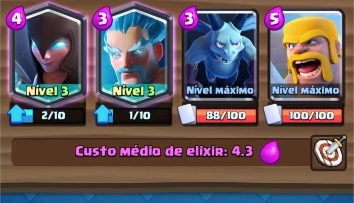 Conta Clash Royale NVL 12
