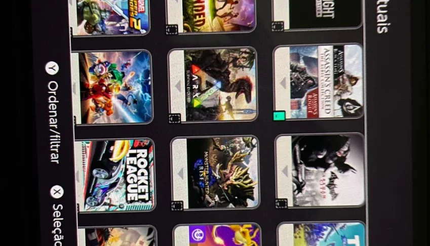 Conta nintendo com zelda, grounded monster hunter e outros