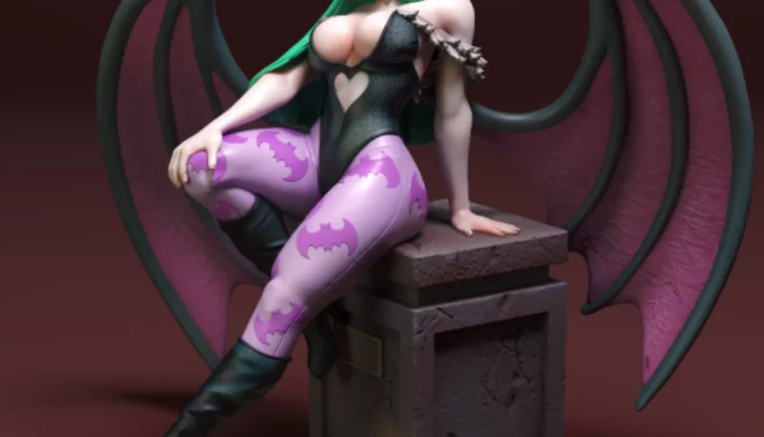 Morrigan - Torrida Minis 3D - Arquivo .Stl Para Impressão 3D