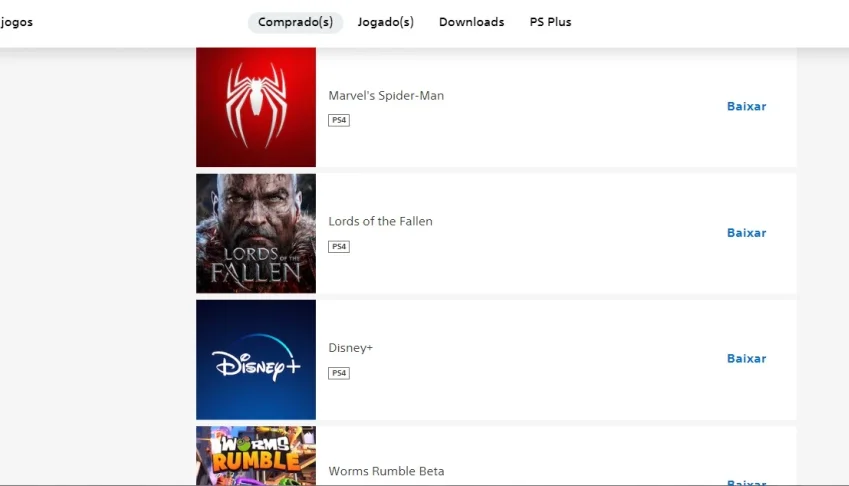 Vendo conta da psn com varios jogos segue a descrição