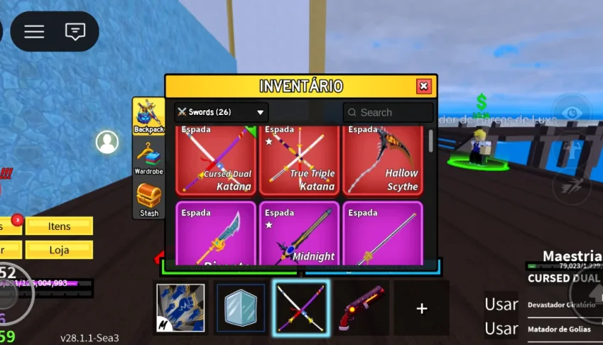 💎 Conta Blox Fruits Lvl Max | Todas As Frutas Despertadas