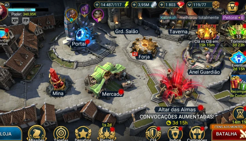 Conta Raid Shadow Legends 10 Legendarios Comp Cb Imortal