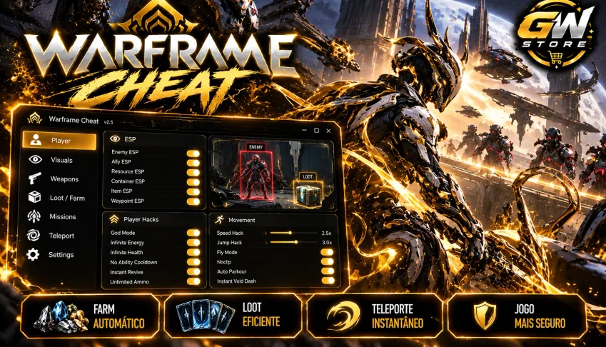 Warframe Cheat | Aimbot, ESP & Coin