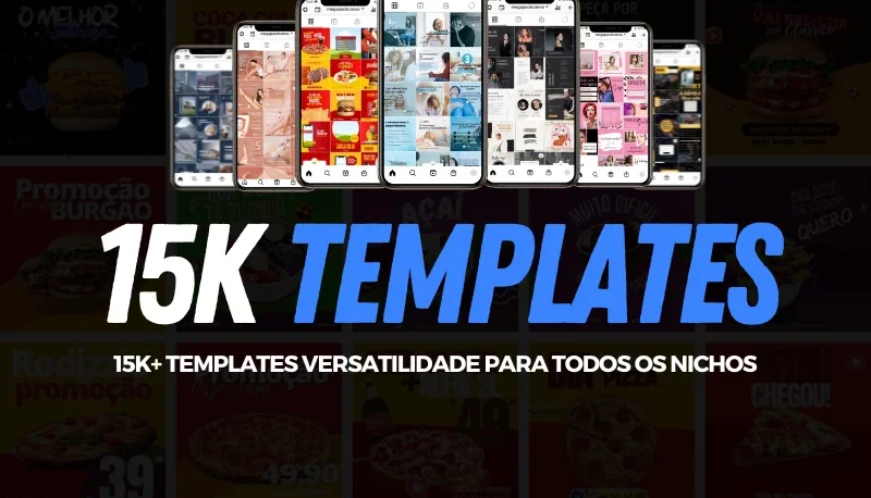 +15K Templates Canva - Pack de todos os Nichos