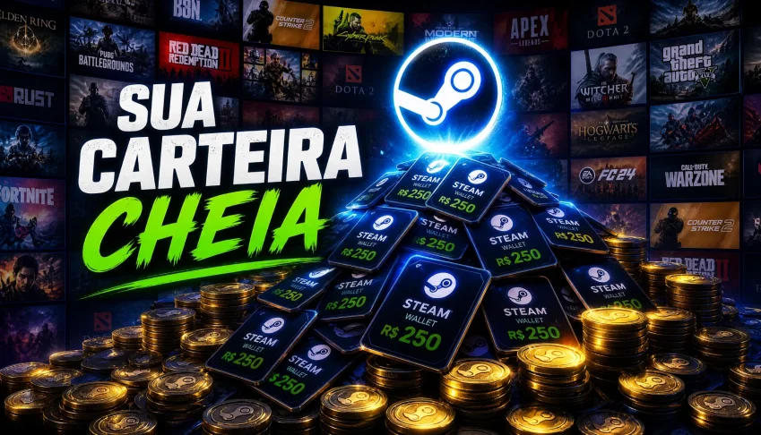 Conta Steam Gamer, sua biblioteca definitiva de Jogos