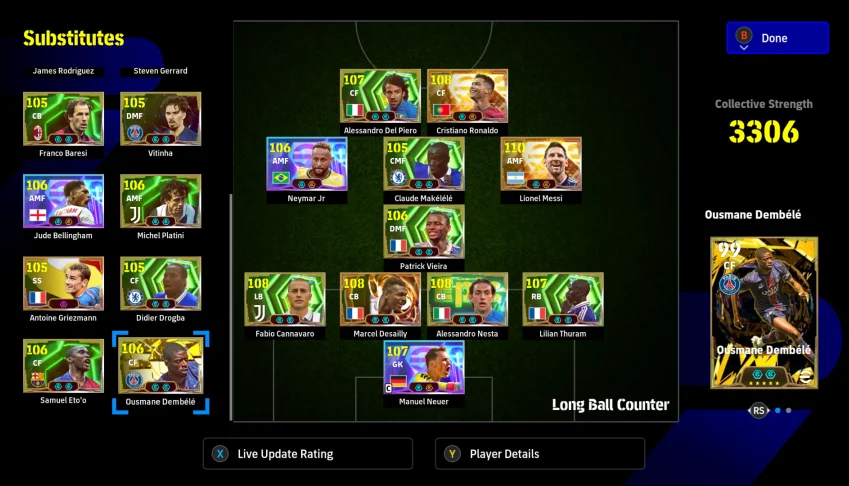 Conta eFootball Xbox / PC Microsoft - Força Coletiva 3306