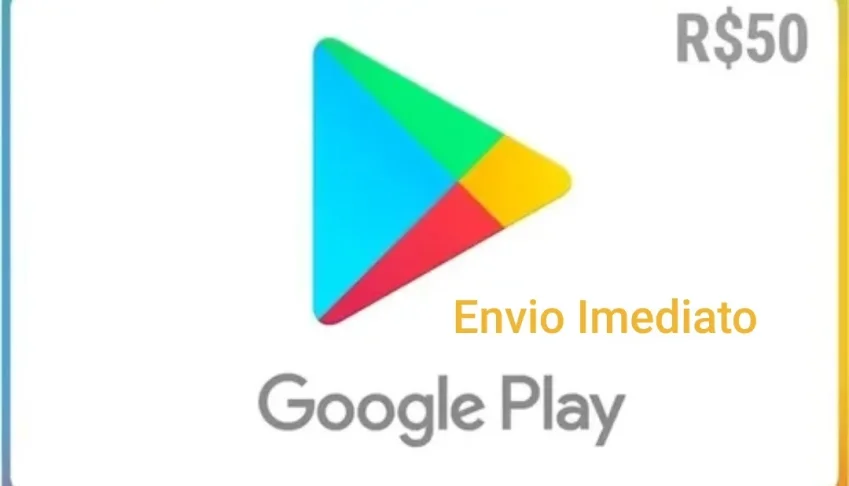 Gift card Google Playstore R$ 50 Reais