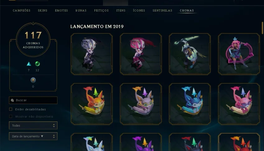 Conta LOL/ D2 / 235 skins