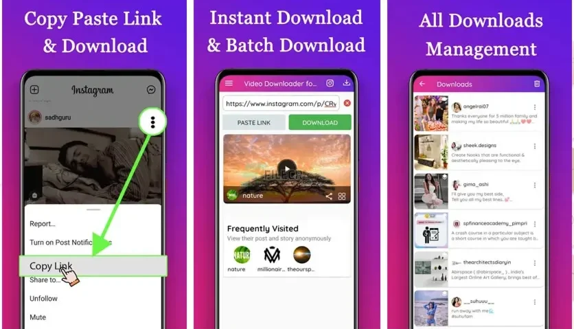 Pro Video Downloader para Instagram