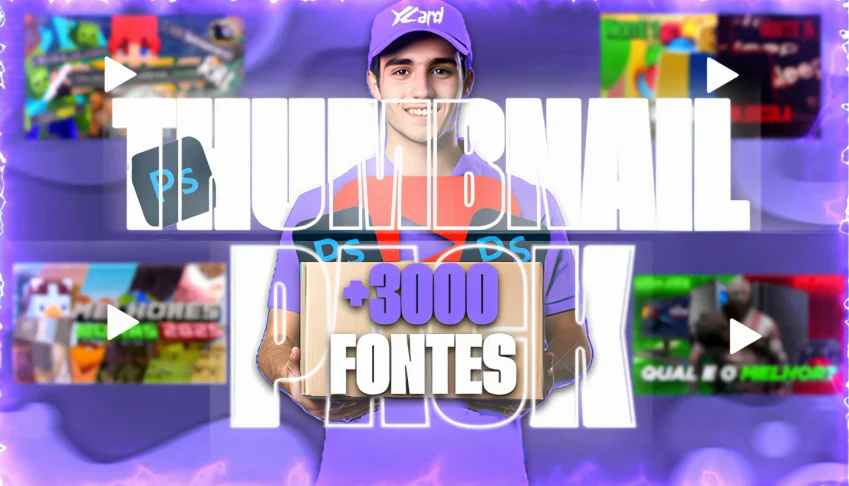 +3000 Fontes Hypadas Premium Para Designer, Thumbnails