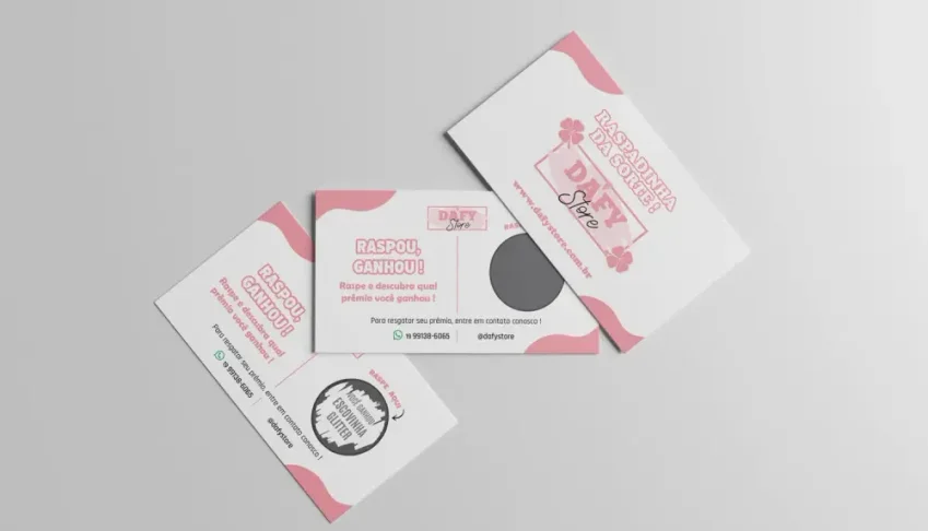 200 Raspadinhas Personalizadas - até 12 Prêmios