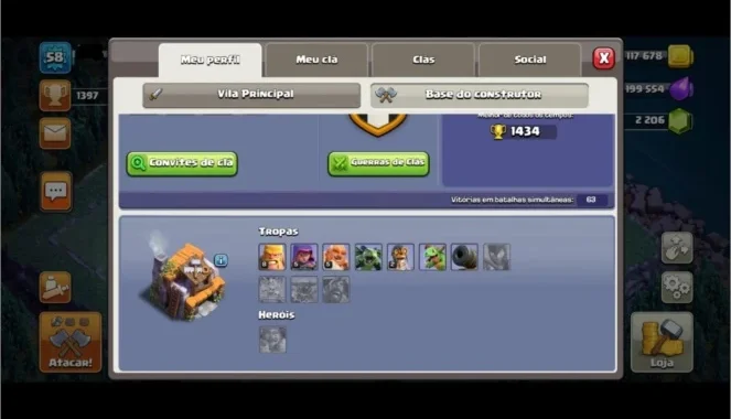 Clash of clans cv9 a venda