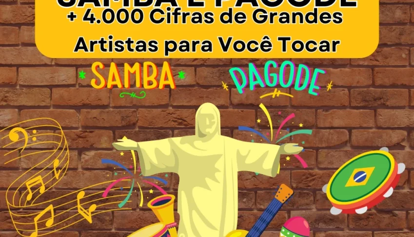 Pack Cifras Samba e Pagode - Mais de 4.000 Mil Cifras