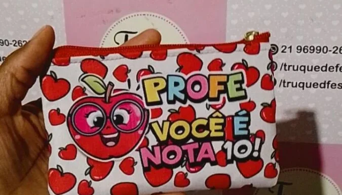 Porta-Moedas em Nylon - Professor Nota 10