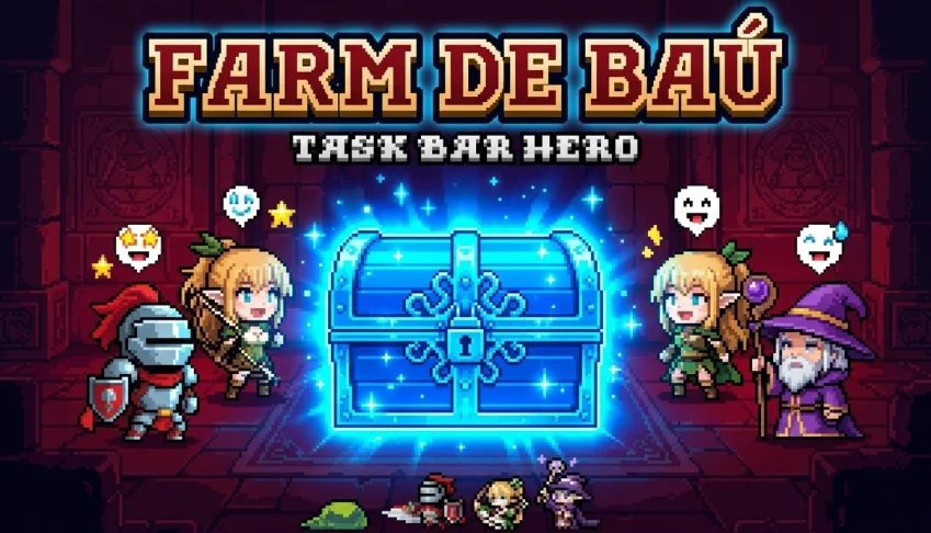 Task Bar Hero Farm Baú
