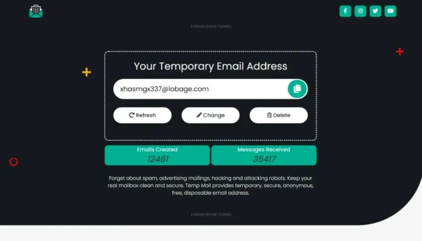 Script De Email Temporário - 2025