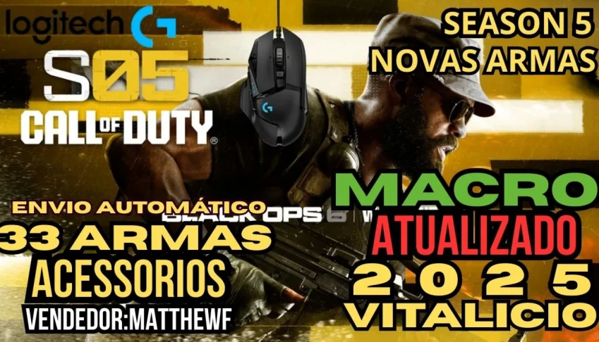 Call of Duty Warzone & Black Ops 6 Logitech No Recoil Macro 